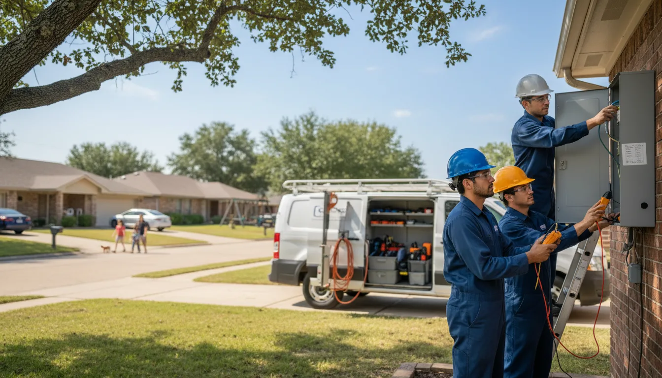 Certified electrician providing emergency electrical services in Serena, IL